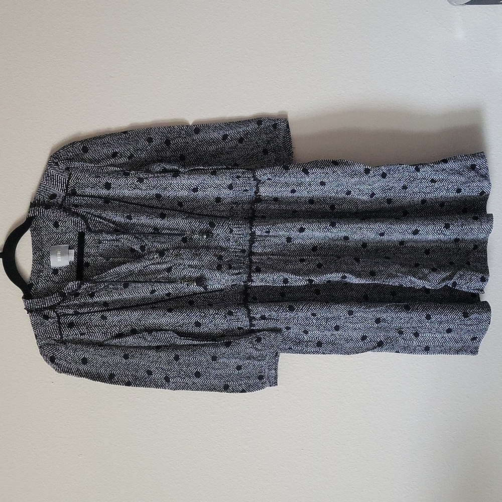 Maeve Black and White Abstract Boho Dress